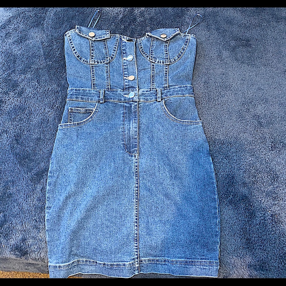 Tune denim dress from SHEIN !.